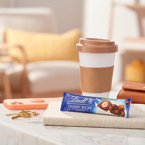 Image of Lindt CLASSIC RECIPE Whole Hazelnut Chocolate Stick, 1.2 oz., Case of 18