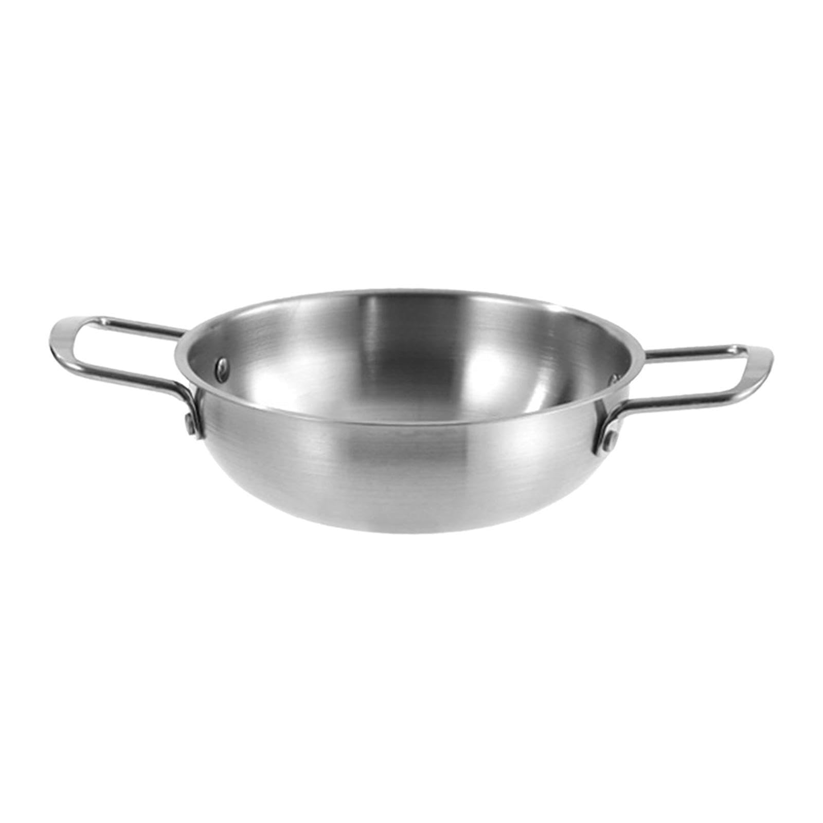 Marmite à ramen coréenne en acier inoxydable 28 cm pour nouilles et soupes