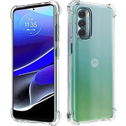 Folmeikat for Moto G Stylus 5G 2022 Case Clear Transparent Reinforced Corners TPU Shock-Absorption Flexible Cell Phone Cover for Motorola Moto G Stylus 5G 2022(Clear) Cover