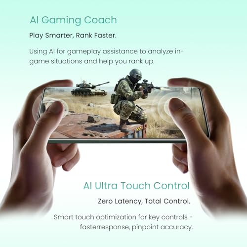 Image of realme 15 5G Smartphone 8+128GB Green,144Hz HyperGlow 4D Curve Display,7000mAh Battery,80W SuperVOOC,Dual 50MP 4K Cameras,Dimensity 7300+ Chipset,IP69