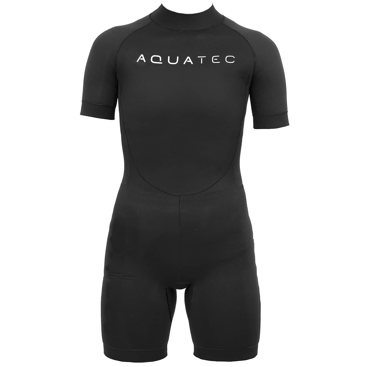 AQUATEC Neoprene Kids Shorty Wetsuit - Boys/Girls/Childrens Wetsuit | Premium Neoprene Swimsuit For Water Sports & Swimming | Spring/Summer | 6x Size Options (5-6 Years, 2mm Thickness)