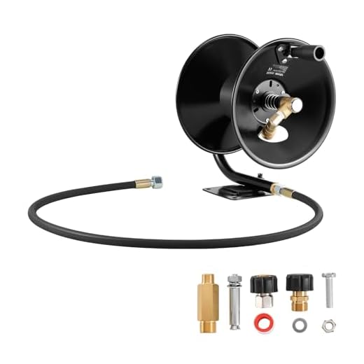VEVOR 50FT Pressure Washer Hose Reel