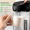 NutriChef 5.2 Qt Electric Water Kettle, Portable, Quick Heating, 5 Liter Digital Kettle with 5 Temperature Settings, Safety Lock, Stainless Steel, 3 Dispensing Options, 8.46 x 11.2 x 16.5