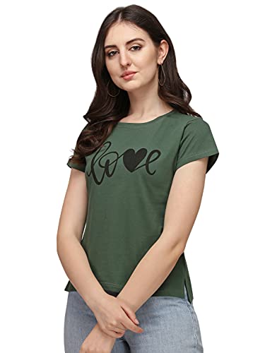 Image of DHRUVI TRENDZ Women Tops | T Shirt for Women | Tops for Jeans for Women | Western Tops for Women Stylish | T-Shirt for Women