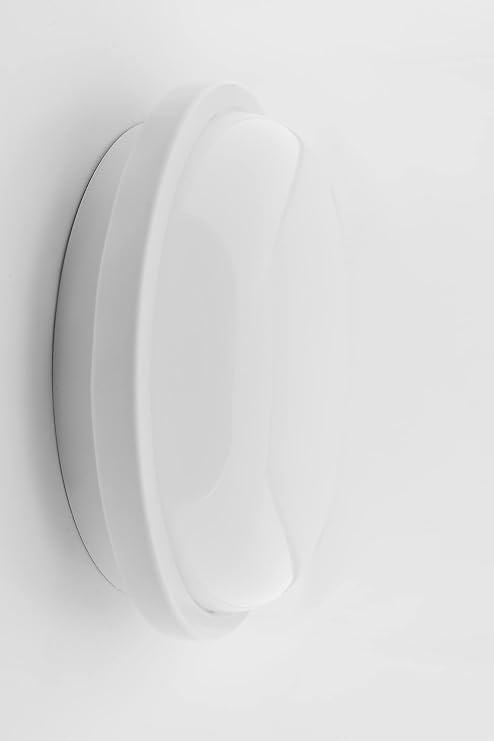 20W Bulkhead LED Ceiling Light For Indoor and Outdoor Use, IP65 Waterproof Bathroom Light, 6500K Cool White Flush Ceiling Light 1800lm [Energy Class F]