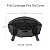 Himal Outdoors Fire Pit Cover- Heavy Duty Waterproof 600D Polyster with PVC Coating, Round Patio Fire Bowl Cover, 36 Inch, Black