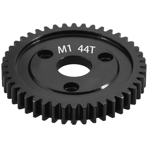 M1 Spur Gear 1.0 Metric Pitch 44-Tooth, 30T 32T 34T 36T 38T 40T 42T 44T 46T 48T 50T 52T Spur Gear Mod 1 for TRAXXAS Slayer Pro 4X4 Revo 3.3 ARRMA HPI...