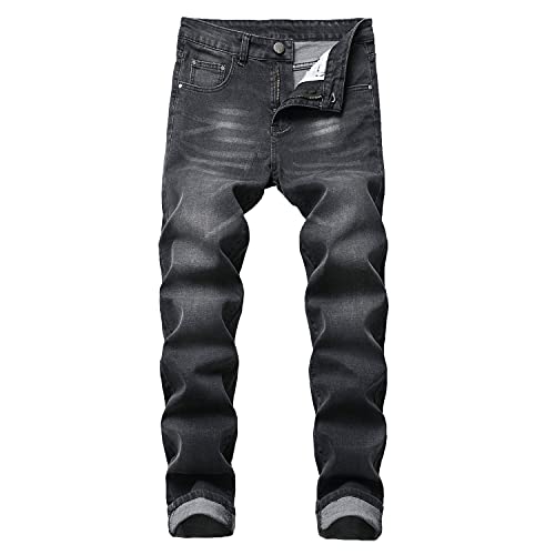 Jean slim stretch à jambe droite pour hommes liberté de mouvement