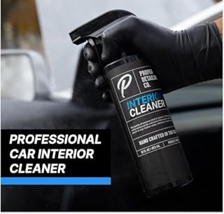 Professional Car Interior Cleaner for Fabric & Leather Seats, Dashboard, Headliner & Carpet - Deep Stain Remover Foam Spray for Auto Detailing - Tesla Seat Compatible