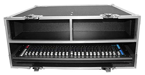 ProX Flight-Road Case for Allen & Heath SQ5 Console with Doghouse and Wheels - XS-AHSQ5DHW