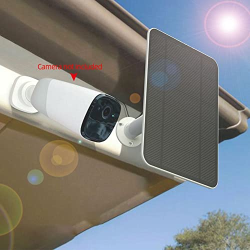 Panel solar impermeable Wlauqueta de 10W con cable para cámara doméstica 2