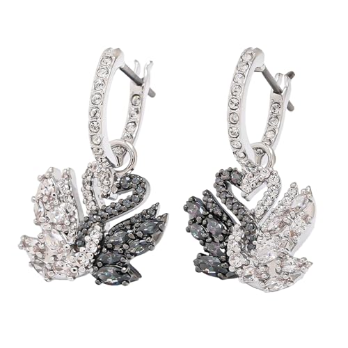 �X�����t�X�L�[ SWAROVSKI �s�A�X Swan �X���� �u���b�N �N���A �V���o�[ 5705728 �W���G���[ �A�N�Z�T���[ [���s�A���i]