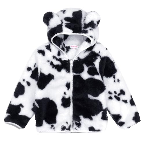Image of JESKIDS Toddler Girls Boys Fleece Hoody Jacket Zip Up Teddy Coat Warm Winter Outwear