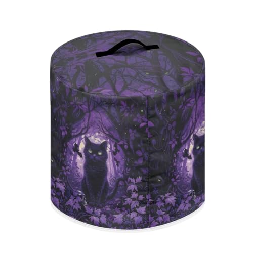 Image of Black Cat Rice Cooker Covers Retro Art Kitchen Gadgets