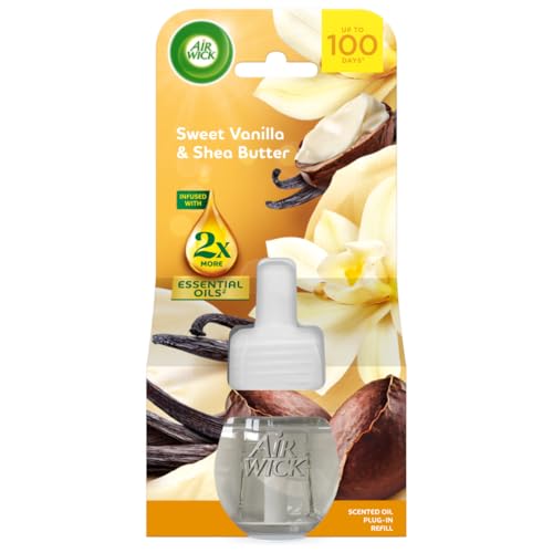 Air Wick Plug In Refill Air Freshener Sweet Vanilla & Shea Butter 19ml
