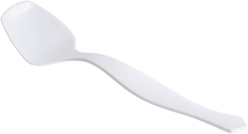 Serving Spoons - 144 Count - White Plastic - for Buffets, Catering and Entertaining