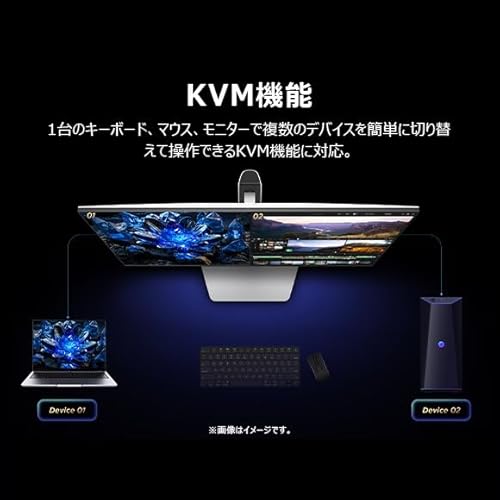 undefined TCL 量子ドットMini LED モニター 32インチ 32R84 4K 165Hz Fast HVAパネル 1ms 非光沢 HDR1400 FreeSync Premium 広色域 HDMI2.1 DP 簡単接続 同時作業 縦横回転 高さ調節 Type C 90W スピーカー内蔵 ブルーライト軽減 ゲーミングモニター の商品画像 6