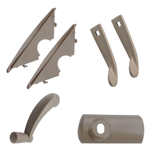 Llhhs Windows Crank Handle Replacement Kit for Andersen Classic Style Hardware Kit in Stone Color...