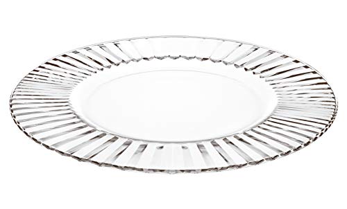 Plato cargador de vidrio Barski diamante 12.6" 2 un. miniatura 1