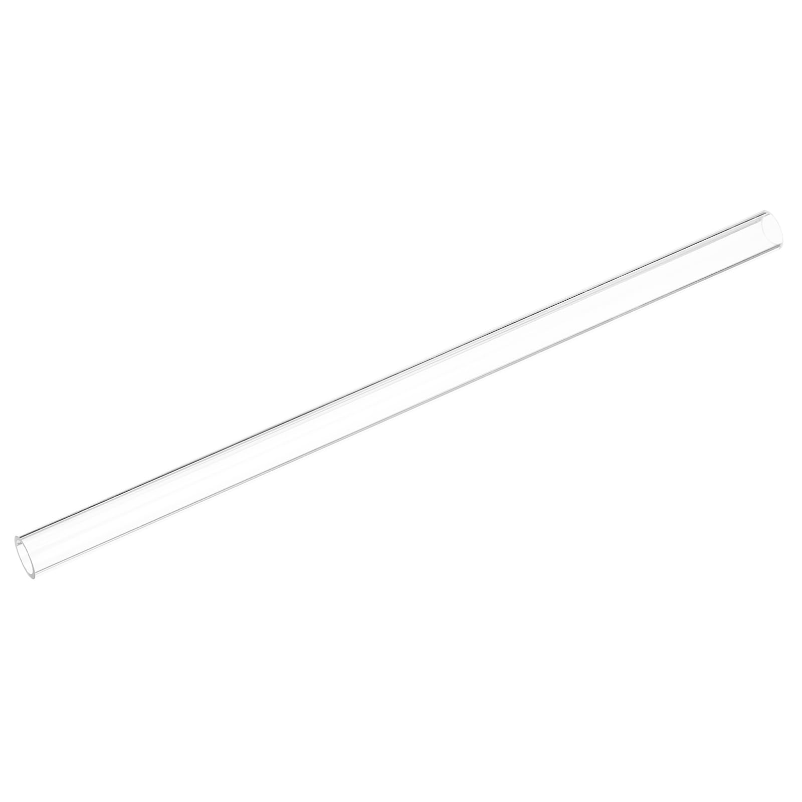 uxcell 2pcs Clear Rigid Tubing Pipe 12mm ID x 16mm(5/8") OD 1Ft(305mm) Round Plastic Polycarbonate Tube