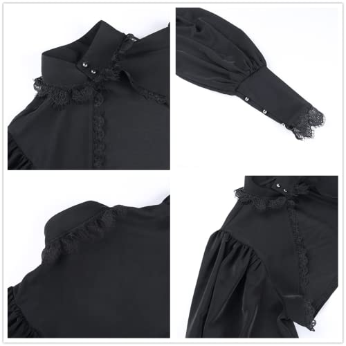 Image of Bolero Shrug Top Trad Goth Black Shawls and Wraps for Evening Dresses Short Cardigan