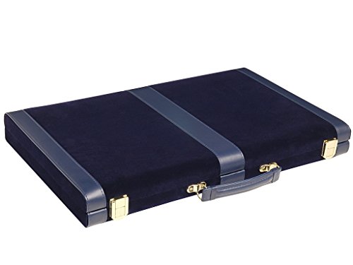 Set de Backgammon Deluxe 15 pulgadas azul miniatura 5