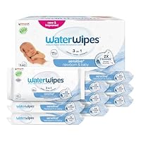 WaterWipes – WaterWipes Sensitive+ Newborn & Baby Wipes, Feuchttücher für