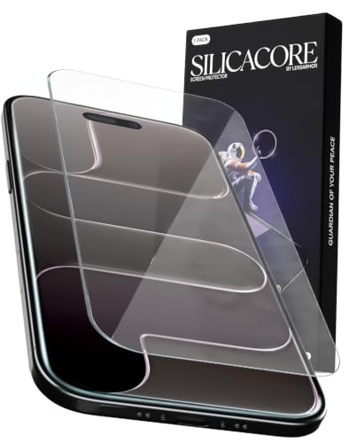 Image of Lensarmor Compatible with iPhone 17 Air Borderless Tempered Glass Screen Protector, 0.33 mm 300 CC Military Grade Glass, Speaker Dust Grill, Full View, Case Friendly, Scratch Resistant