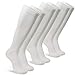 Calcetines de Compresión de Algodón Orgánico Pack de 3 (Blanco, EU 39-42)