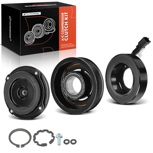 A-Premium Air Conditioner AC Compressor Clutch Kit Compatible with Ford Explorer 2011-2015 3.5L, Police Interceptor Utility 2013-2015 V6 3.7L