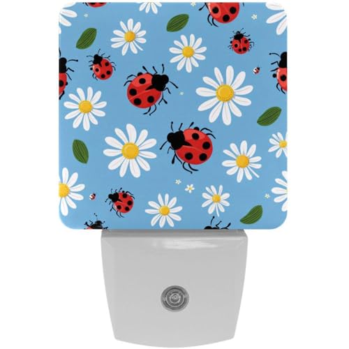 Lámpara de noche LED con sensor para niños, enchufe miniatura 1