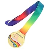 POPETPOP Medalla de Natación Dorada Torneos Estudiantiles, Aleación con Colgante, Premiando Logros y Fomentando Espíritu Competitivo