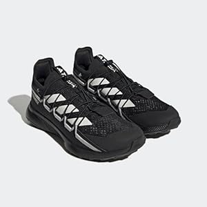 adidas Men's Terrex Voyager 21 Travel Hiking Shoe, Black/Chalk