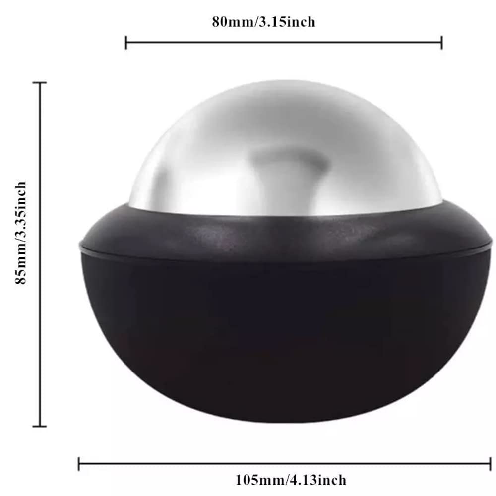 Rodillo De Masaje En Frío De 80Mm Cryo Sphere Sphere Bola De Masaje En Frío para Alivio Frío Y Calor Alivio De Liberación Miofascial Bola De Desencadenamiento