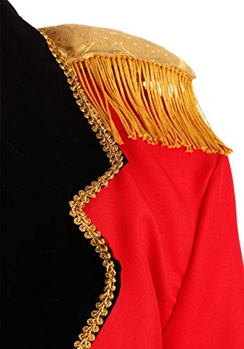 Adult Ringmaster Halloween Costume, Men's Circus Ringleader Outfit, Circus Master Showman 4X Multicolor #TOP6