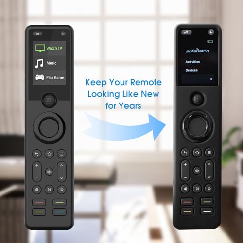 Image of Protective Silicone Case for SofaBaton X1S Universal Remote Control and SofaBaton X1 Universal Remote Control - Black
