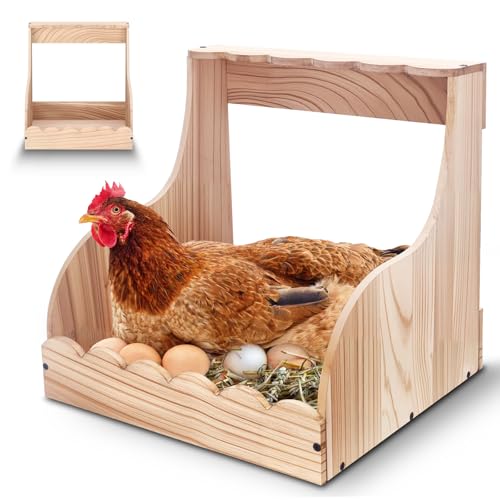 Single Compartment Wooden Nesting Box