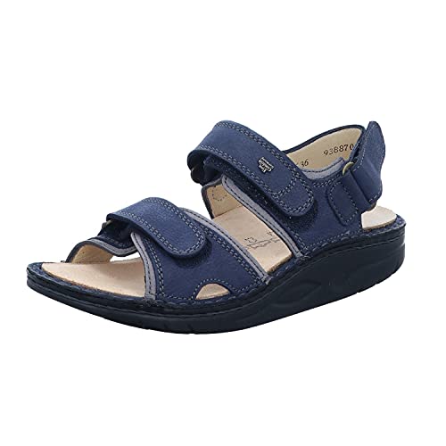 Finn Comfort Womens Yuma 1561 Lake/Grey Nubuck Sandals
