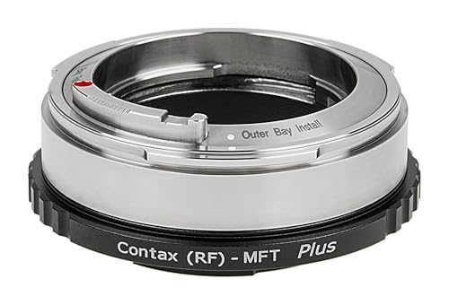 Fotodiox Proレンズアダプタープラス - マイクロフォーサーズ(MFT)ミラーレスカメラに適合するContax RF(内部および外部)マウントレンジファインダーレンズに対応