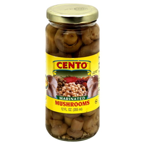 Cento Marinated Mushrooms, 12 Ounce (Pack of 12) Italian Seasoning