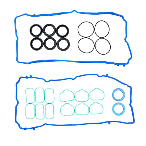 Image of HiSport VS50805R Valve Cover Gasket Kit Set - Compatible with 2011-2020 Chrysler 300 200 Town & Country Dodge Challenger Charger Grand Caravan Journey Durango Avenger - Replace MS97204
