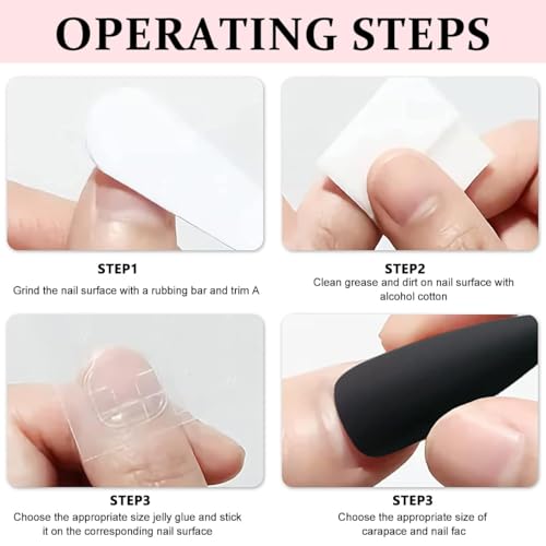 Image of Press On Nails 24 Color 576Pcs Artificial Nails for Women Girls Glossy Matte Colored Fake Stick On Nails Medium Length With Nail File, Adhesive Tabs Sticks