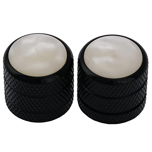 Musiclily Pro Métrique Acier Top White Pearl Boutons Potentiomètre Dome Knobs pour Guitare électrique Import Fender… - Les Beatles, Paul McCartney, John Lennon, RIngo Starr, George Harrison Musiclily Pro Métrique Acier Top White Pearl Boutons Potentiomètre Dome Knobs pour Guitare électrique Import Fender…