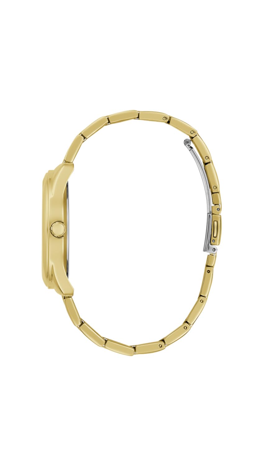 Reloj analógico con Esfera G-Cube Dorado, Dorado, One Size, Moderno