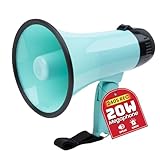 MyMealivos 20W Megaphone Bullhorn, Built in Siren & 240s Recording, 5.4'×8.6' Portable...