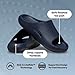 Crocs Unisex-Adult Mellow Recovery Slides Black Men's 7 Women's 9 Medium