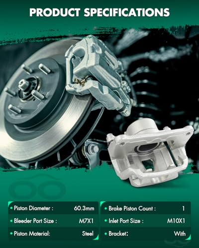 Image of SCITOO 19B1975A Front Right Disc Brake Caliper Assembly w /Bracket For Lexus For RX300 1999-2001