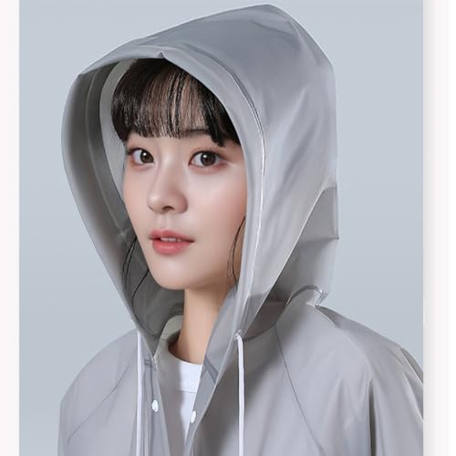 Raincoat cape reusable unisex long transparent raincoat a variety of colors available foldable and easy to carry2