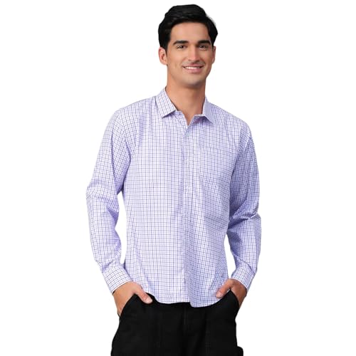 Chemise à carreaux homme multicolore KOTTY taille M en coupe décontractée