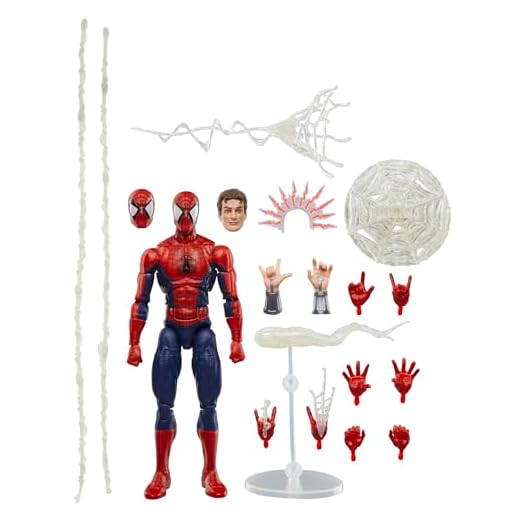 Marvel Legends Maximum Series Spider-Man Action-Figur, Rot/Blau